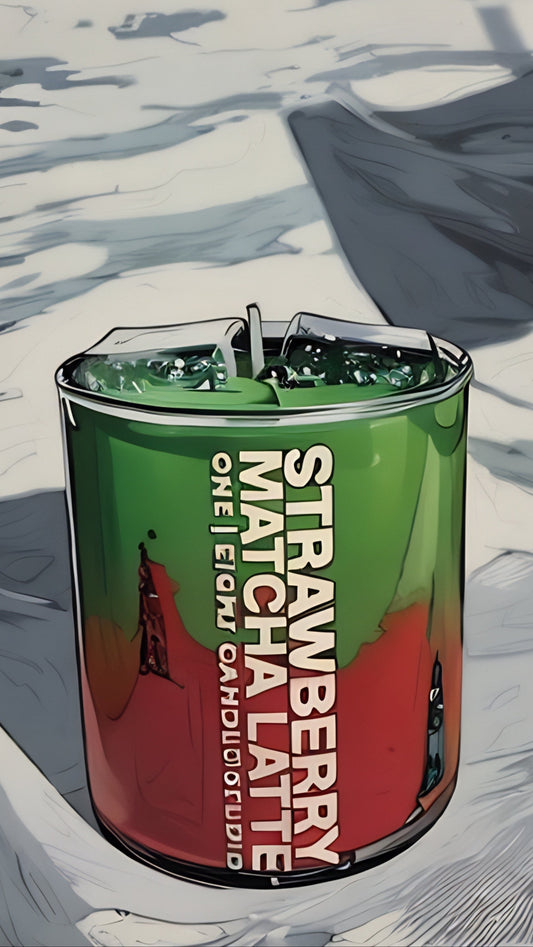 Strawberry Matcha Latte